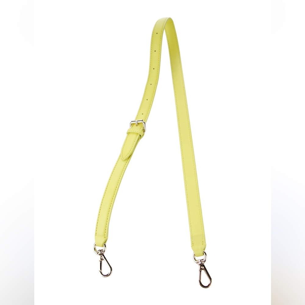 MZ Wallace New Lime Yellow Strap with Silver Hardware